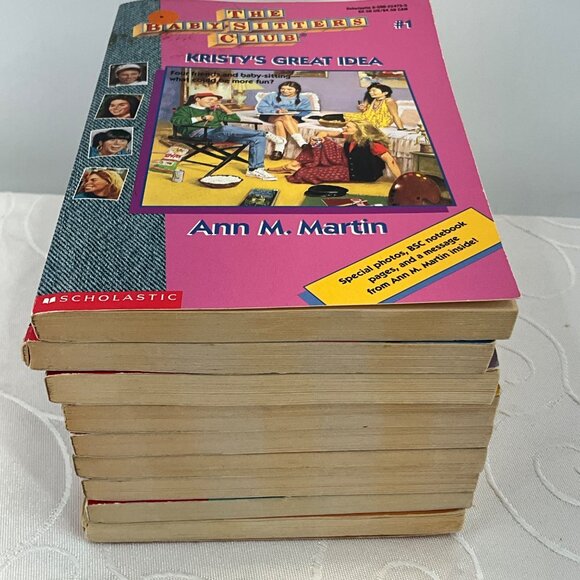 Set Of 9 The Baby-Sitters Club Books #1-9 By Ann M. Martin Vintage Paperback - Picture 8 of 8